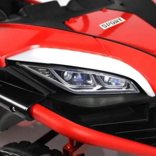 Картинка товара Детский электромобиль BAMBI RACER M 4969(2)EBLR-3(24V) Двухместный, 300W, 12км/ч - КРАСНЫЙ на Raspashonka.ua фото 12