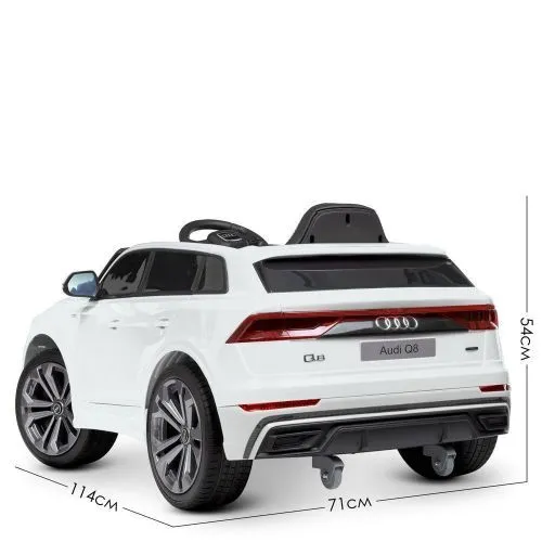 Детский электромобиль M 4528 EBLR-1 AUDI белый  фото 8