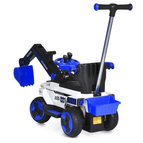 Картинка товара Детский трактор-толокар M 5783 BLR-4 BAMBI RACER: 70W, 7 км/ч, 2х6V 4,5А - ГОЛУБОЙ на Raspashonka.ua фото 7