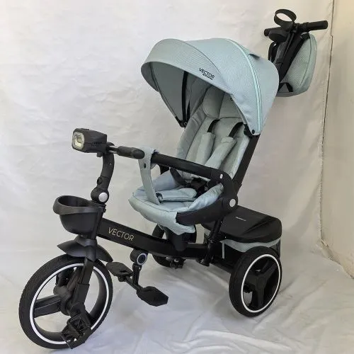 Картинка товара Детский 3-х колесный велосипед ME 1162-1 VECTOR Cloud Blue EL CAMINO: резина а.п. (12/10) - ГОЛУБОЙ на Raspashonka.ua фото 2