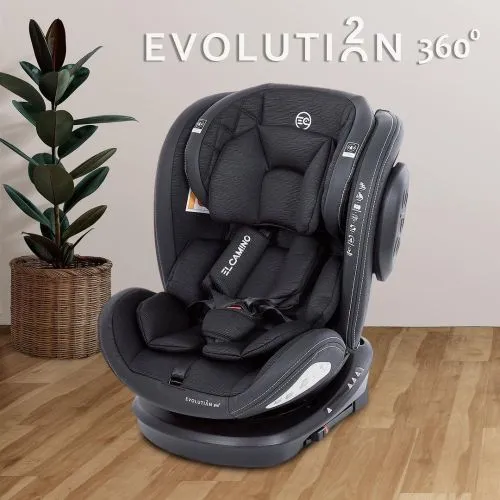 Картинка товара Автокресло EL CAMINO ME 1045-1 EVOLUTION 2 360° Royal Black — ЧЕРНЫЙ на Raspashonka.ua фото 18
