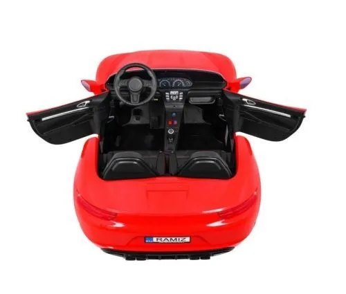 Картинка товара Детский двухместный электромобиль Porsche Cayman PA.A021A.CR: 180W, 15км/ч, без пульта - КРАСНЫЙ на Raspashonka.ua фото 12