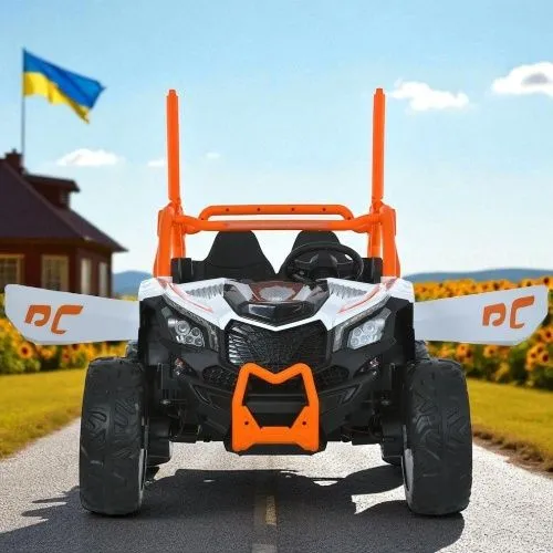 Картинка товара Детский электромобиль багги M 6124 EBLR-7, BAMBI RACER: пульт 50м, 180W, 24V 8А, до 80 кг - ОРАНЖЕВЫЙ на Raspashonka.ua фото 5