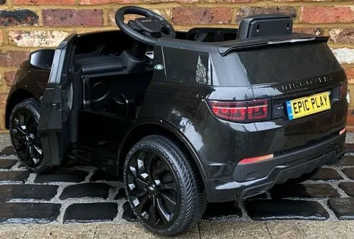 Детский электромобиль джип M 4846 EBLRS-2 LAND ROVER черный металлик фото 7