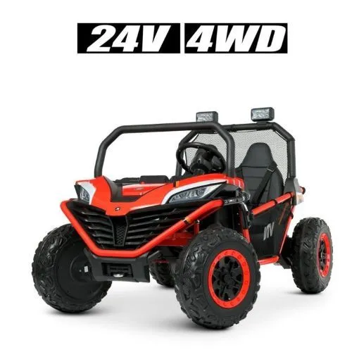 Картинка товара Детский электромобиль BAMBI RACER M 4969(2)EBLR-3(24V) Двухместный, 300W, 12км/ч - КРАСНЫЙ на Raspashonka.ua фото 3