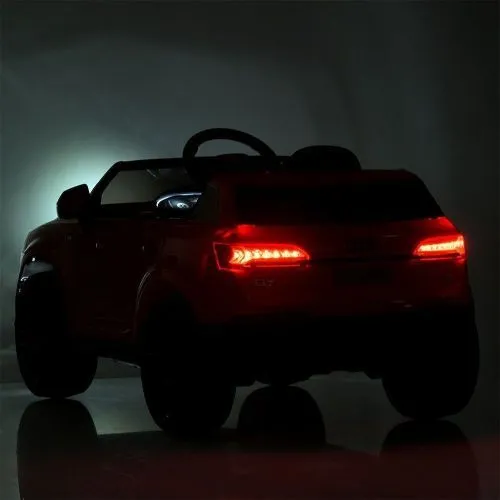 Детский электромобиль джип M 5796 EBLRS-3 AUDI бордовый фото 5