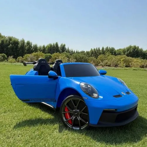 Детский электромобиль PORSCHE 911 GT3, M 6111 EBLR-4(24V) PORSCHE синий  фото 6