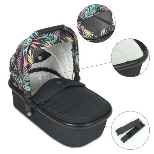 Картинка товара Коляска универсальная EL CAMINO 2в1 ME 1091-G PERSONA Black Pink Palm - РОЗОВЫЕ ЛИСТЬЯ на Raspashonka.ua фото 6