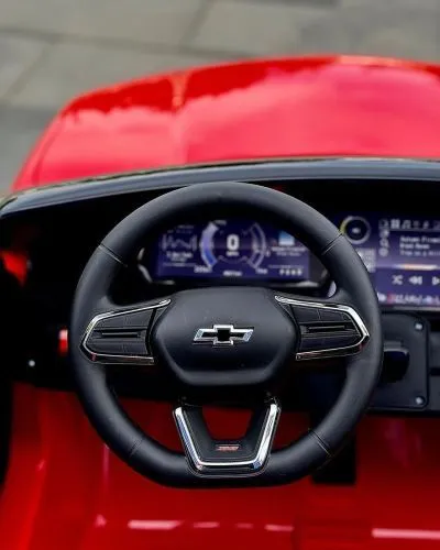 Детский электромобиль джип M 5110 EBLR-3(24V) CHEVROLET красный фото 11