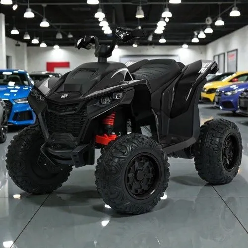 Картинка товара Детский квадроцикл M 6128 EBLR-2(24V) Bambi Racer: 2,4G, 4х75W, 24V 7AH - ЧЕРНЫЙ на Raspashonka.ua фото 2