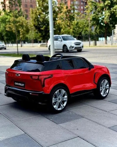 Детский электромобиль джип M 5110 EBLR-3(24V) CHEVROLET красный фото 15