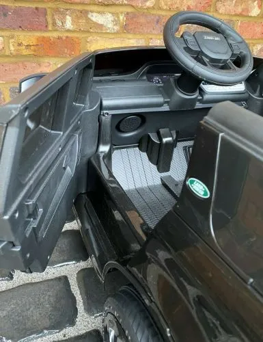 Детский электромобиль джип M 4846 EBLRS-2 LAND ROVER черный металлик фото 11