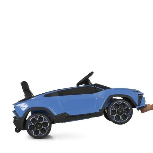 Детский электромобиль M 6293 EBLR-4 LAMBORGHINI голубой  фото 15
