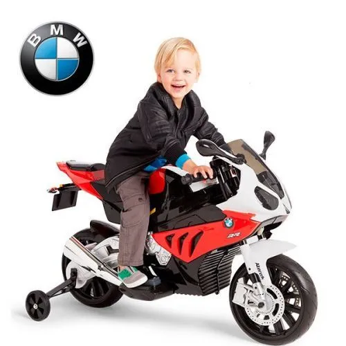 Детский мотоцикл BMW JT 528 E-3 КРАСНЫЙ фото 2