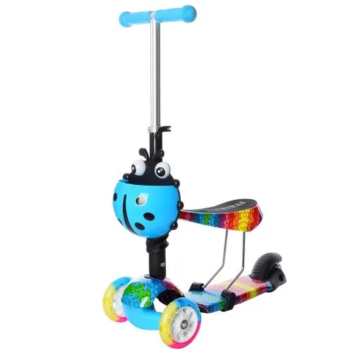 Картинка товара Самокат MAXI iTrike  JR 3-054-C: 6 цветов, светящиеся колеса на Raspashonka.ua фото 6