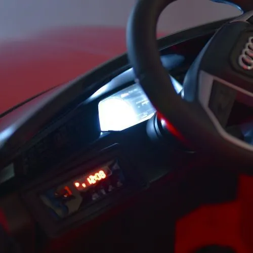 Детский электромобиль джип M 4806 EBLR-4 AUDI голубой фото 13