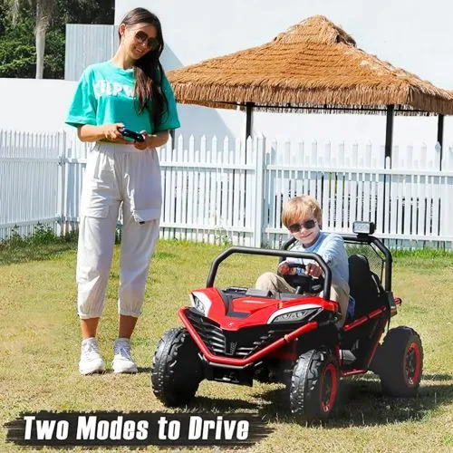 Картинка товара Детский электромобиль BAMBI RACER M 4969(2)EBLR-3(24V) Двухместный, 300W, 12км/ч - КРАСНЫЙ на Raspashonka.ua фото 16