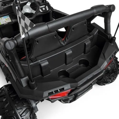 Детский электромобиль джип M 4248 EBLR-2 BUGGY черный фото 6