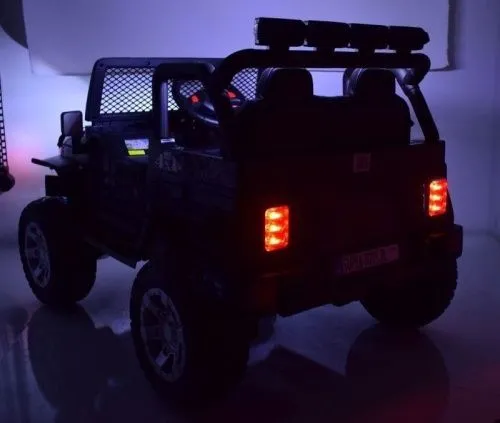 Детский электромобиль джип XMX 617 BLACK JEEP черный фото 8