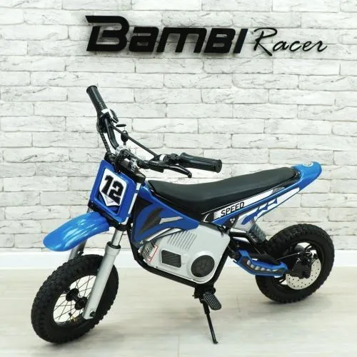 Детский мотоцикл M 5776 AL-4(24V) BAMBI RACER синий фото 2