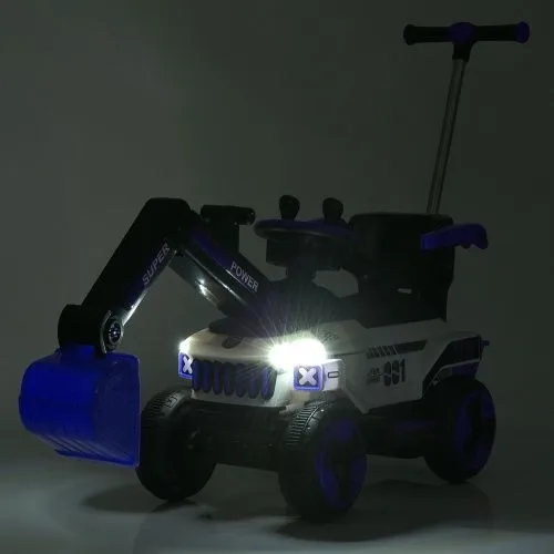 Картинка товара Детский трактор-толокар M 5783 BLR-4 BAMBI RACER: 70W, 7 км/ч, 2х6V 4,5А - ГОЛУБОЙ на Raspashonka.ua фото 8