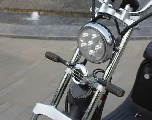 Картинка товара Молодежный электроскутер CITYCOCO X10: 2000W 60V 20Ah, до 200 кг, скорость 55 км/ч - ЧЕРНЫЙ на Raspashonka.ua фото 11