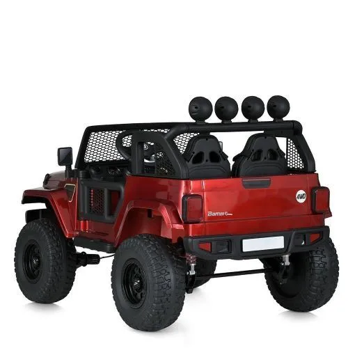 Детский электромобиль джип M 5780 EBLRS-3 MERCEDES красный фото 5