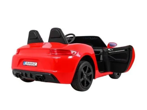 Картинка товара Детский двухместный электромобиль Porsche Cayman PA.A021A.CR: 180W, 15км/ч, без пульта - КРАСНЫЙ на Raspashonka.ua фото 10