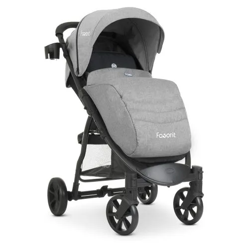 Картинка товара Коляска для детей EL Camino M 3409 FAVORIT v.2 Medium Gray - СЕРАЯ на Raspashonka.ua фото 14