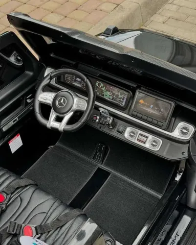Двухместный детский электромобиль Mercedes G63 AMG XXL 800W 24V 14A: черный  фото 13