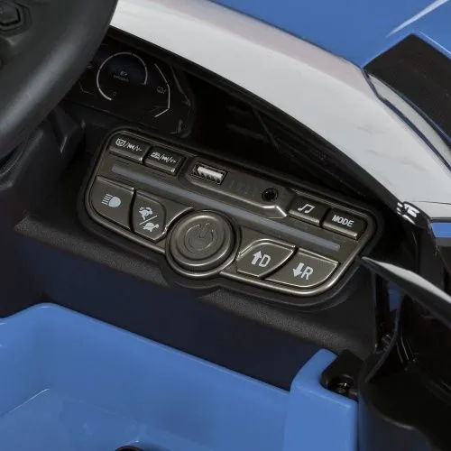 Детский электромобиль M 6293 EBLR-4 LAMBORGHINI голубой  фото 14