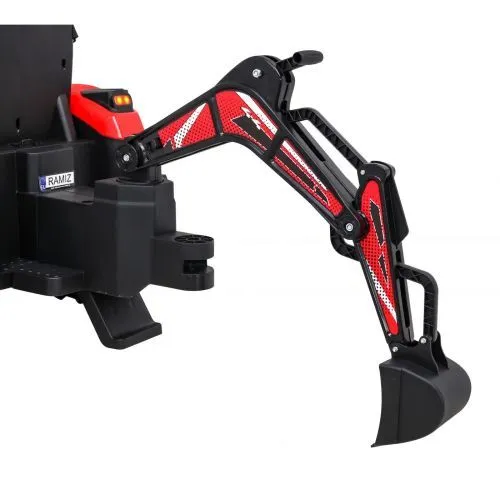 Картинка товара Детский трактор, бульдозер, экскаватор Ramiz 720-T: 2х45W, 12V 14Ah, EVA, с прицепом, кожа - КРАСНЫЙ (PA.SX2068.CR) на Raspashonka.ua фото 18