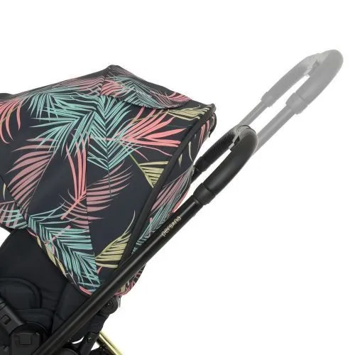 Картинка товара Коляска универсальная EL CAMINO 2в1 ME 1091-G PERSONA Black Pink Palm - РОЗОВЫЕ ЛИСТЬЯ на Raspashonka.ua фото 20