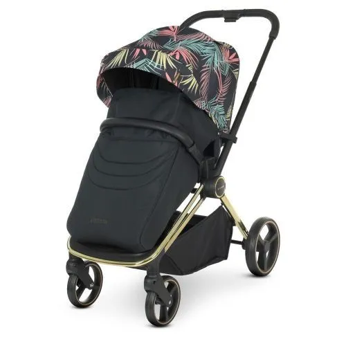 Картинка товара Коляска универсальная EL CAMINO 2в1 ME 1091-G PERSONA Black Pink Palm - РОЗОВЫЕ ЛИСТЬЯ на Raspashonka.ua фото 15