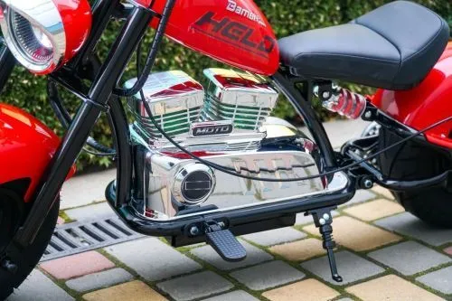 Детский мотоцикл M 6016 AL-3(36V) BAMBI RACER красный фото 3