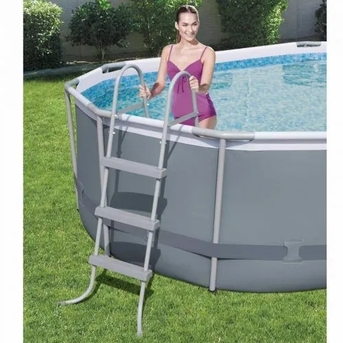 Картинка товара Бассейн каркасный BESTWAY 56620: 7250 л, Размеры: 424-250-100 см на Raspashonka.ua фото 3