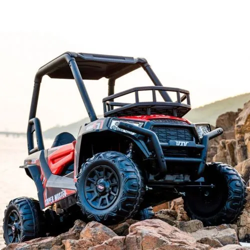 Картинка товара Детский электромобиль JS360 EBLR-3(24V): 12 км/ч,  2.4G, 400W, EVA, 1x24V7AH, эко-кожа - КРАСНЫЙ на Raspashonka.ua фото 16