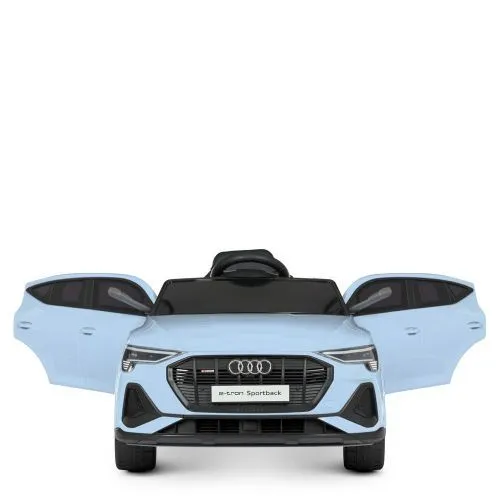 Детский электромобиль джип M 4806 EBLR-4 AUDI голубой фото 4