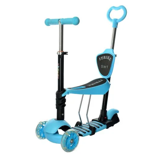 Картинка товара Самокат MAXI iTrike JR 3-026-K: 6 цветов, светящиеся колеса на Raspashonka.ua фото 6