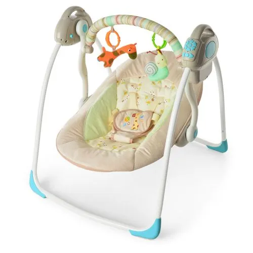 Картинка товара Детские качели шезлонг EL CAMINO 32008: БЕЖЕВЫЕ на Raspashonka.ua фото 2