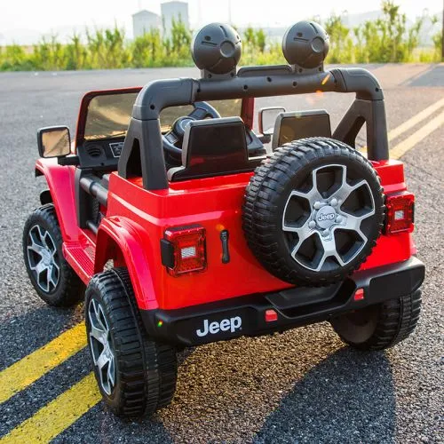 Детский электромобиль джип M 4176 EBLR-3 JEEP красный фото 9