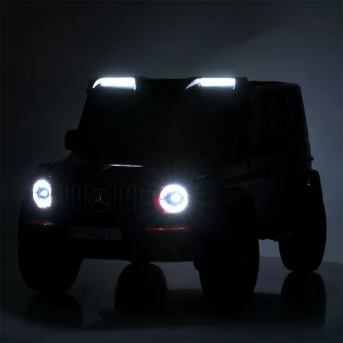 Двухместный детский электромобиль Mercedes G63 AMG XXL 800W 24V 14A: черный  фото 8