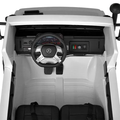 Детский электромобиль джип M 5837 EBLR-1(36V) MERCEDES белый фото 8