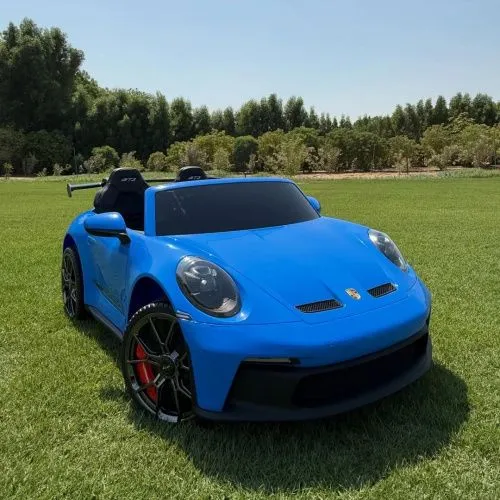 Детский электромобиль PORSCHE 911 GT3, M 6111 EBLR-4(24V) PORSCHE синий  фото 9