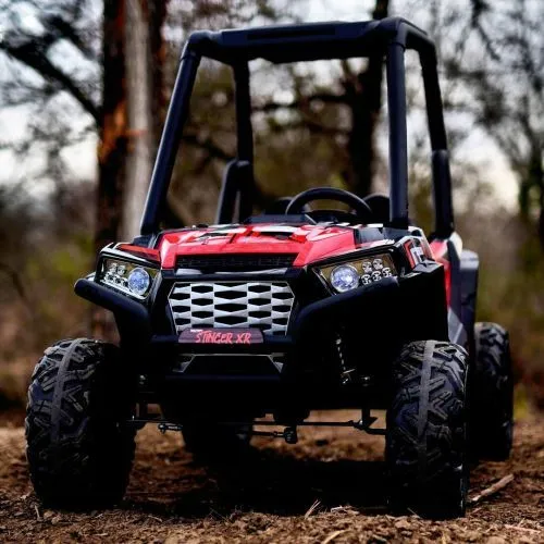 Картинка товара Детский электромобиль JS360 EBLR-3(24V): 12 км/ч,  2.4G, 400W, EVA, 1x24V7AH, эко-кожа - КРАСНЫЙ на Raspashonka.ua фото 21