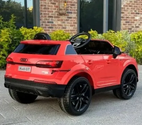 Детский электромобиль джип M 5796 EBLRS-3 AUDI бордовый фото 15