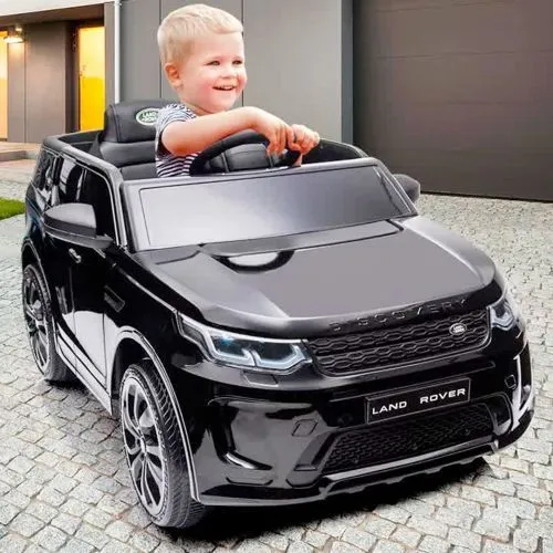 Детский электромобиль джип M 4846 EBLRS-2 LAND ROVER черный металлик фото 2