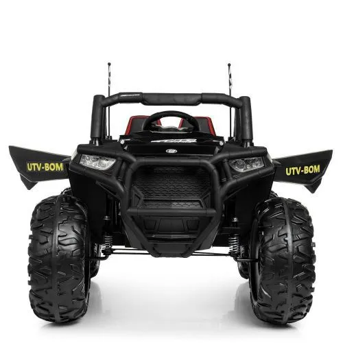 Детский электромобиль джип M 4248 EBLR-2 BUGGY черный фото 3