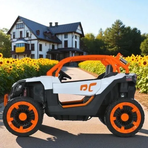 Картинка товара Детский электромобиль багги M 6124 EBLR-7, BAMBI RACER: пульт 50м, 180W, 24V 8А, до 80 кг - ОРАНЖЕВЫЙ на Raspashonka.ua фото 3