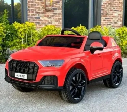 Детский электромобиль джип M 5796 EBLRS-3 AUDI бордовый фото 14